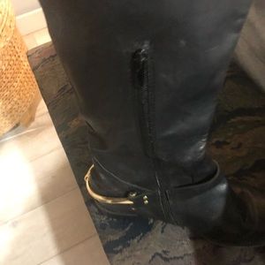 DOLCE VITA RARE high thigh black leather boots🩸